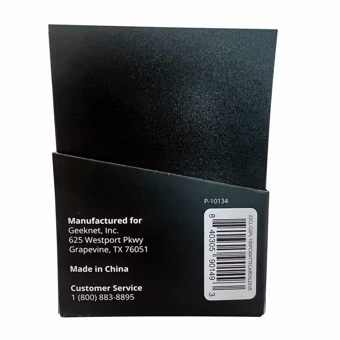 GameStop GameStop Trading Card Black Matte Sleeves 100-Pack
