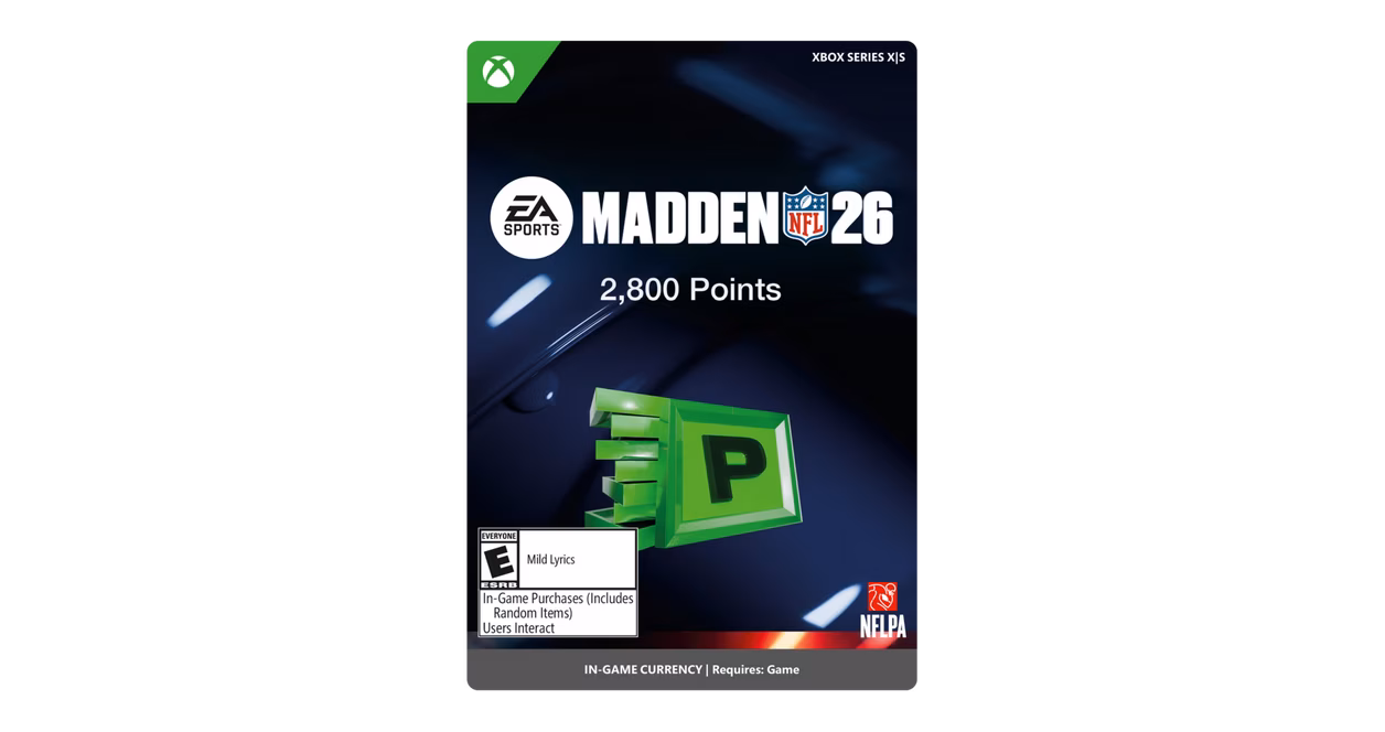 GameStop Madden NFL 26: 2800 MUT Points Pack - Xbox Series X/S