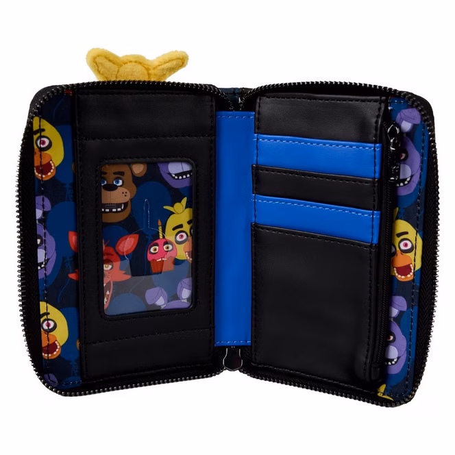 GameStop Loungefly Five Nights at Freddy's Chica Plush Cosplay Zip Around Wallet