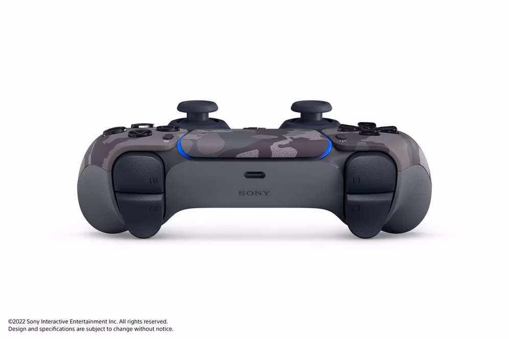 GameStop Sony DualSense Wireless Controller for PlayStation 5 - Gray Camouflage