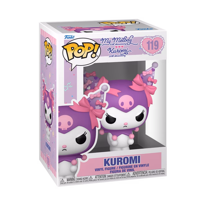 GameStop Funko POP! Sanrio: Hello Kitty 20th Anniversary of My Melody Kuromi Grumpy 3.8-in Vinyl Figure