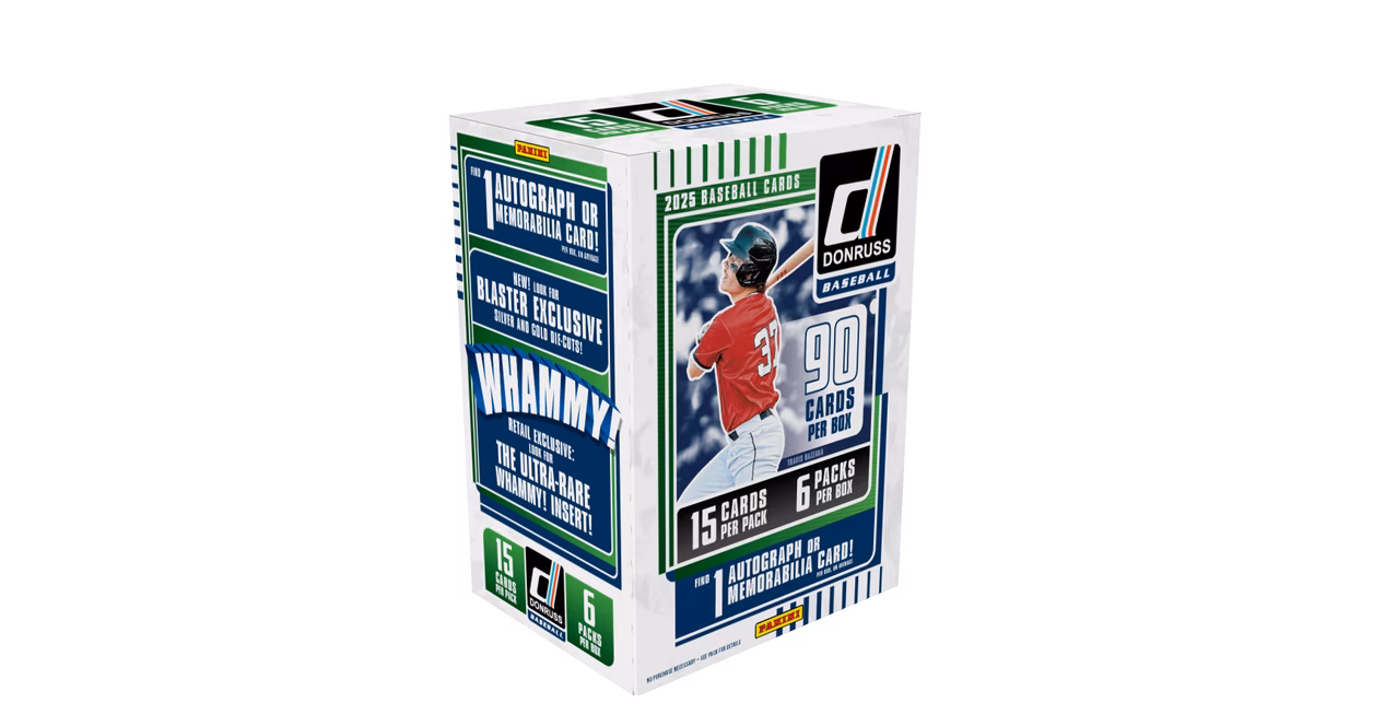 GameStop 2025 Panini Donruss MLB Baseball Blaster Box