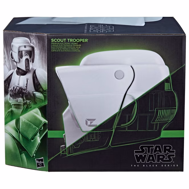 GameStop Hasbro Star Wars: The Black Series Scout Trooper Premium Electronic Helmet