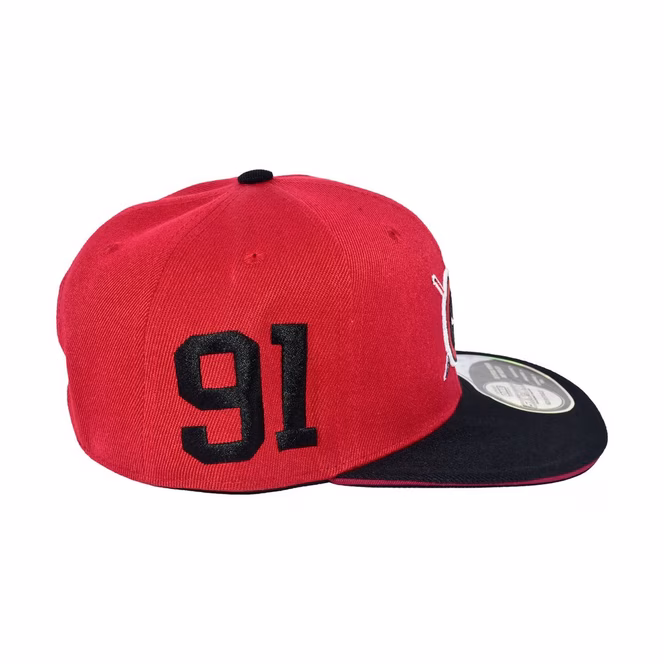 GameStop Marvel Deadpool - Deadpool (Suit 91) Flat Brim Snap Back Hat