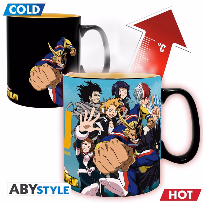 GameStop ABYstyle My Hero Academia Heat Change 16oz Mug