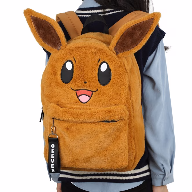 GameStop Pokemon Eevee Plush Backpack with Ears