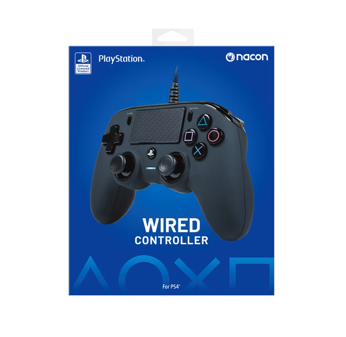 GameStop Nacon Wired Controller for PlayStation 4 and PC - Black