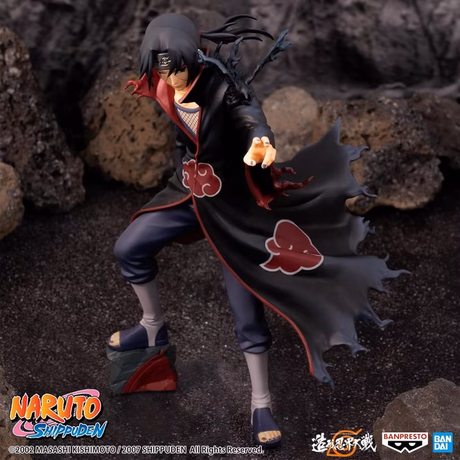 GameStop Banpresto Naruto Shippuden Uchiha Itachi Colosseum 5.9-in Figure