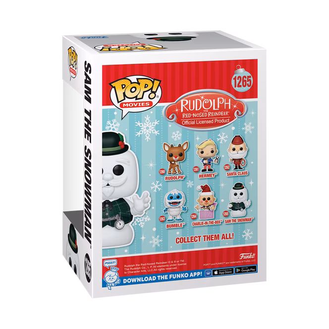 GameStop Funko POP! Movies: Rudolph the Red-Nosed Reindeer Sam the Snowman 4.34-in Vinyl Figure
