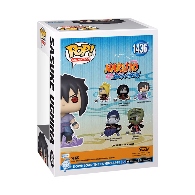 GameStop Funko POP! Animation: Naruto Shippuden Sasuke Uchiha 4.3-in Vinyl Figure