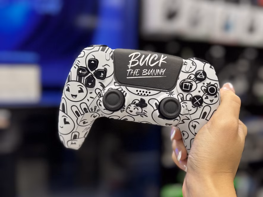 GameStop Sony DualSense Wireless Controller for PlayStation 5 - Buck the Bunny (GameStop Exclusive Design)