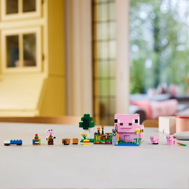 GameStop LEGO Minecraft The Baby Pig House Building Playset 21268