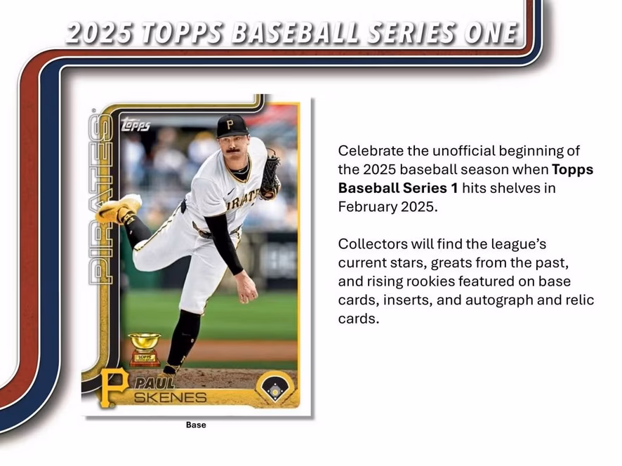 GameStop Topps 2025 MLB Baseball Series 1 Value Box