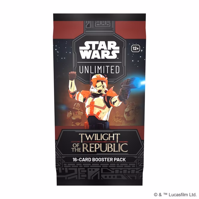 GameStop Star Wars: Unlimited TCG Twilight of the Republic Booster Pack (Styles May Vary)