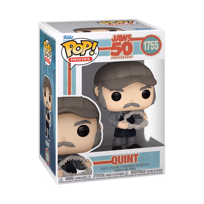 GameStop Funko POP! Movies: Jaws 50th Anniversary Quint 4.2-in Vinyl Figure