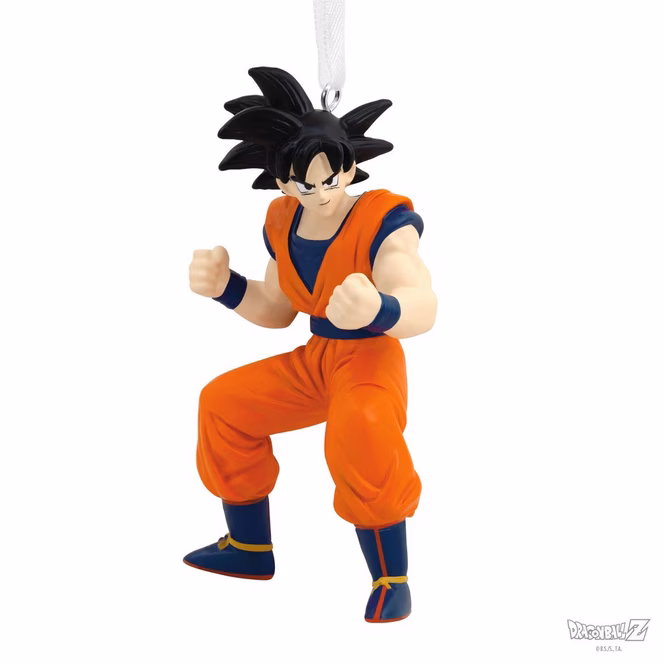 GameStop Hallmark Dragon Ball Z Saiyan Saga Goku Ornament