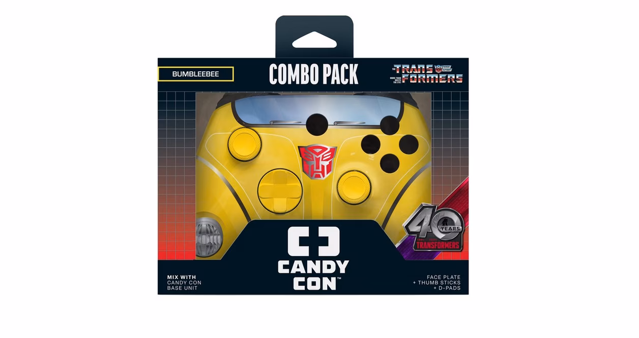 GameStop CANDY CON Transformers Bumble Bee Combo Pack Licensed Controller Kit GameStop Exclusive
