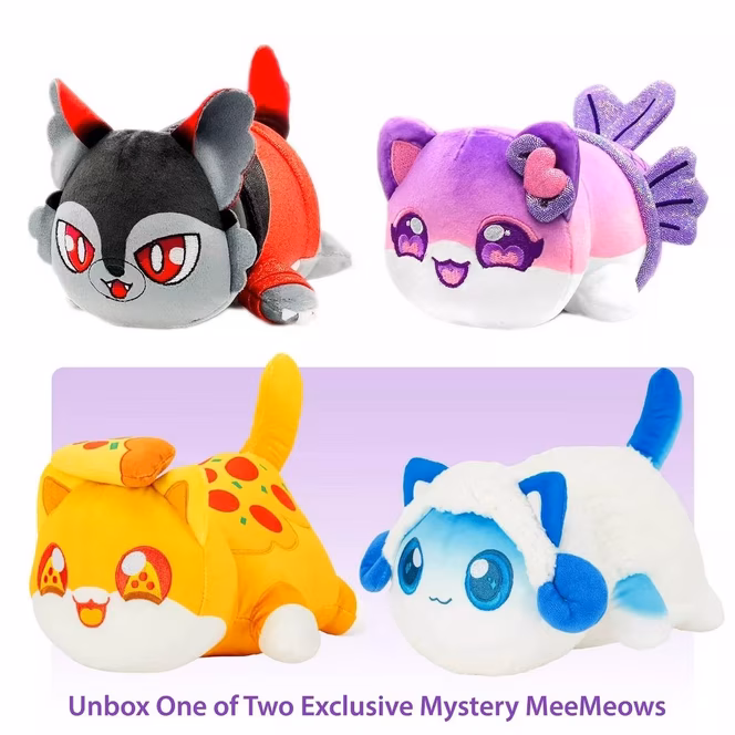 GameStop Aphmau MeeMeeMeow 6-in Mystery Plush 3-Pack Series 2 (Styles May Vary)
