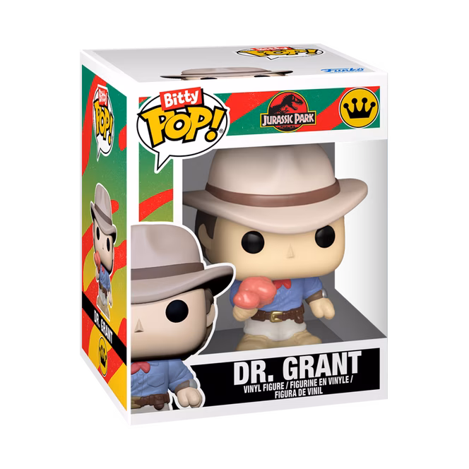 GameStop Funko Bitty POP! Ride: Jurassic Park Ride Dr. Alan Grant and Jurassic SUV Vinyl Figure Set