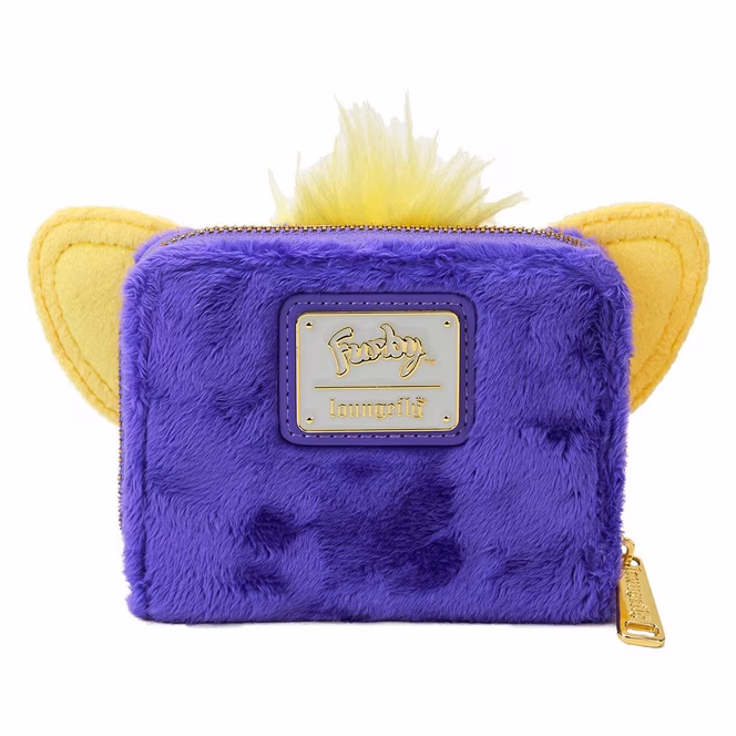 GameStop Loungefly Furby Plush Cosplay Lenticular Zip Around Wallet