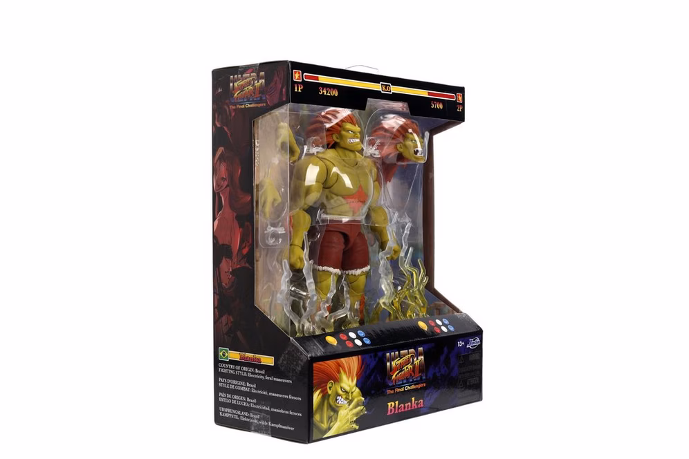 GameStop Ultra Street Fighter II Blanka Scale Deluxe 6-In Action Figure