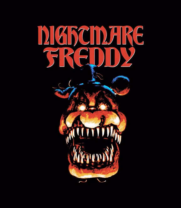 GameStop Five Nights at Freddy's Nightmare Freddy Double Sided Graphic T-Shirt GameStop Exclusive