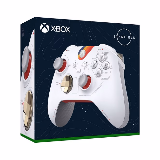 GameStop Microsoft Xbox Wireless Controller Starfield Limited Edition for Xbox Series X/S, Xbox One, and Windows Devices