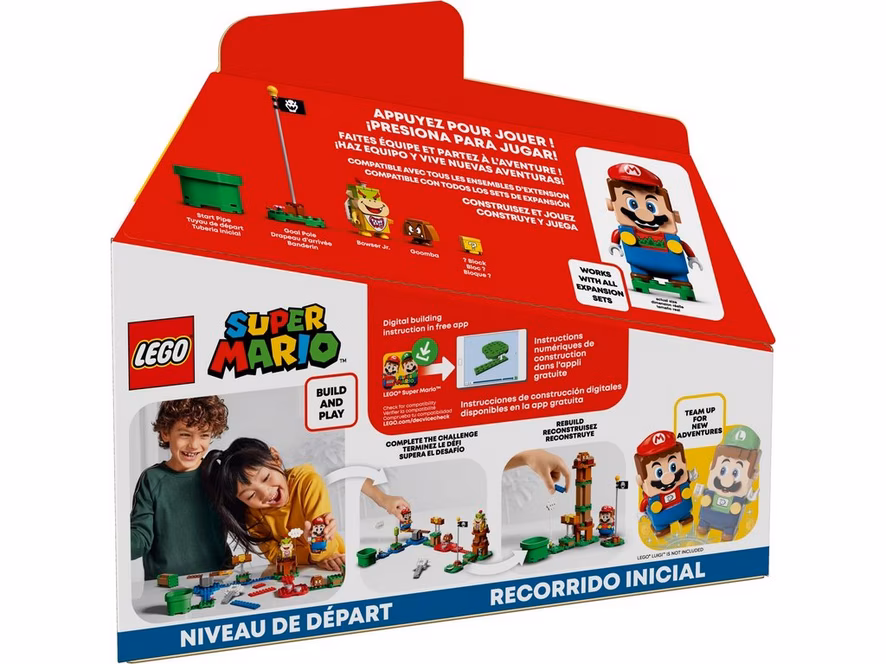 GameStop LEGO Super Mario Adventures with Mario Starter Course 71360 Building Kit