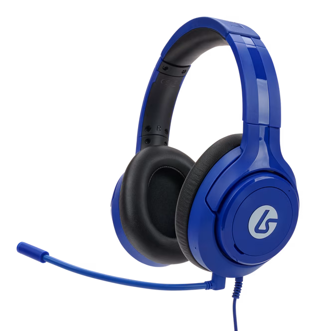 GameStop LucidSound LS10P Wired Stereo Gaming Headset with Mic for PlayStation 4/5 and PC - Reflex Blue