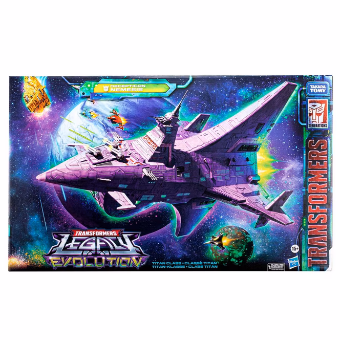 GameStop Hasbro Transformers Legacy Evolution Titan Class Decepticon Nemesis 23.5-in Action Figure