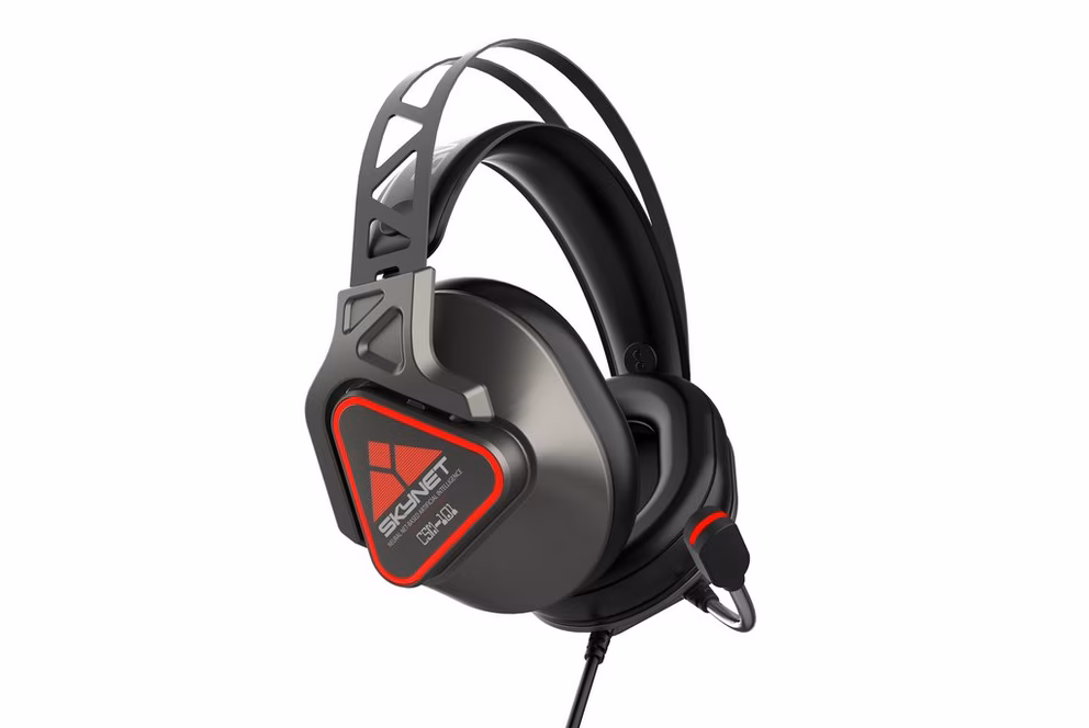 GameStop Terminator 40th Anniversary SKYNET LED Gaming Headset GameStop Exclusive