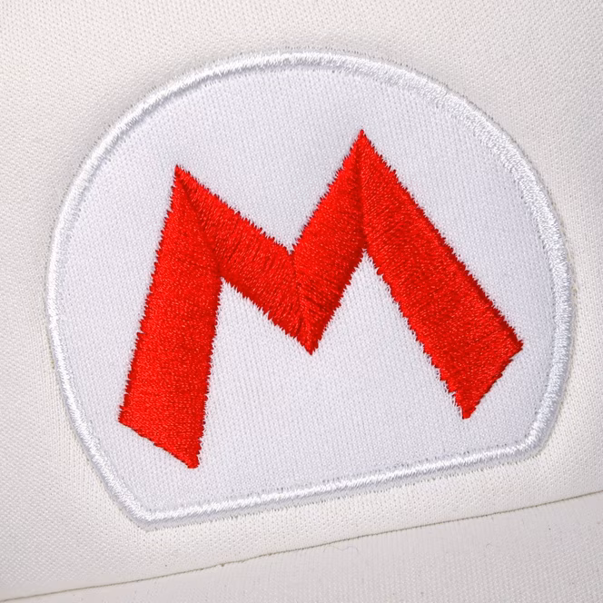 GameStop Super Mario Bros. Fire Mario White Replica Hat