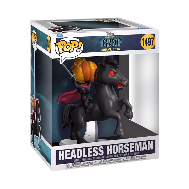 GameStop Funko POP! Rides: The Adventures of Ichabod and Mr. Toad Headless Horseman​ 6.25-in Vinyl Figure