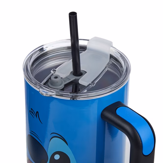GameStop Lilo and Stitch - Stitch Big Face 40oz Stainless Steel Tumbler with Handle