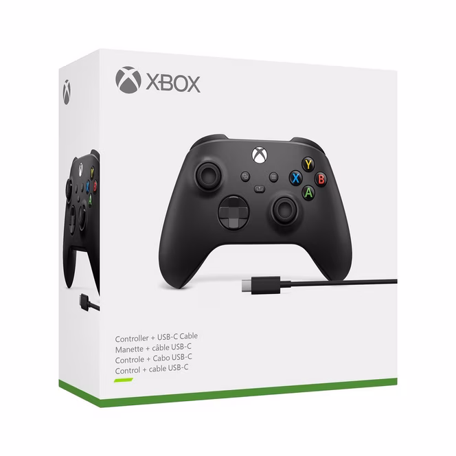 GameStop Microsoft Xbox Series X Wireless Controller with USB-C Cable