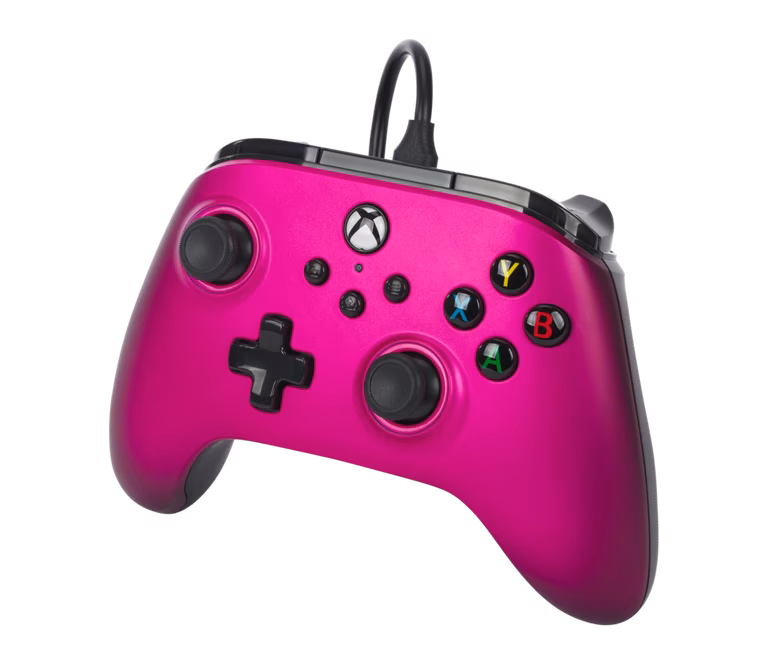 GameStop PowerA Advantage Wired Controller for Xbox Series X/S - Satin Fuchsia