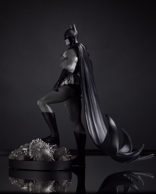GameStop McFarlane Toys DC Direct Batman by Bjorn Barends (Batman Black and White) 1:10 Scale Resin Statue