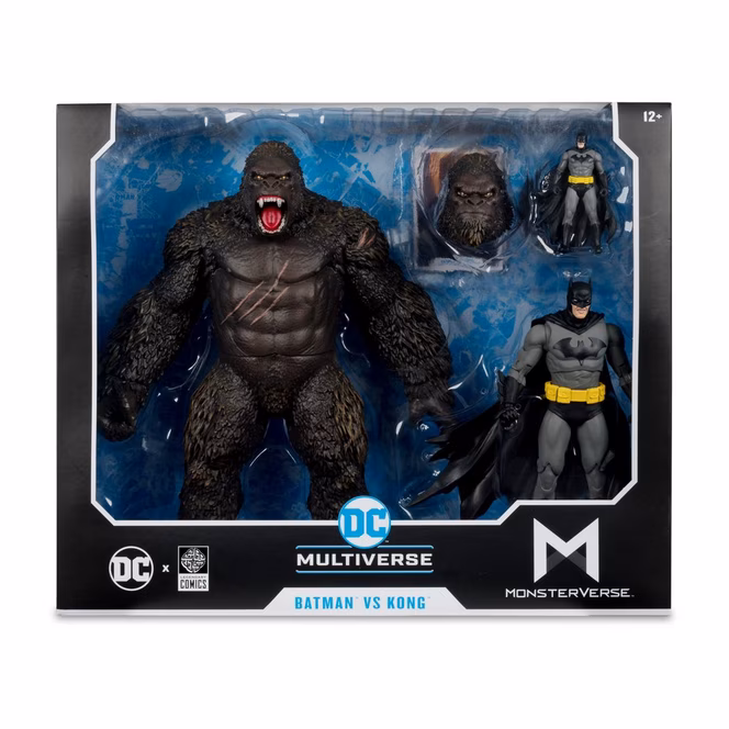 GameStop McFarlane Toys DC Monsterverse Batman vs Kong Action Figures 2-Pack