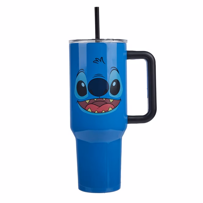 GameStop Lilo and Stitch - Stitch Big Face 40oz Stainless Steel Tumbler with Handle