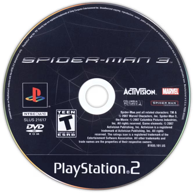 GameStop Spider-Man 3 - PlayStation 2