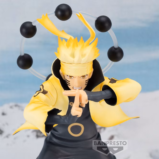 GameStop Banpresto Naruto Shippuden Vibration Stars Uzumaki Naruto V 5.1-in Statue