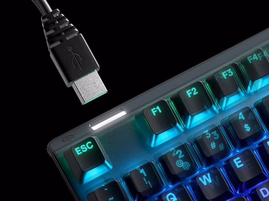 GameStop SteelSeries Apex 7 Brown Switches Wired Mechanical Gaming Keyboard