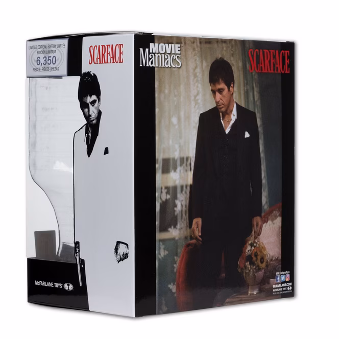 GameStop McFarlane Toys Movie Maniacs NBC 1983 Scarface Tony Montana 6-in Statue