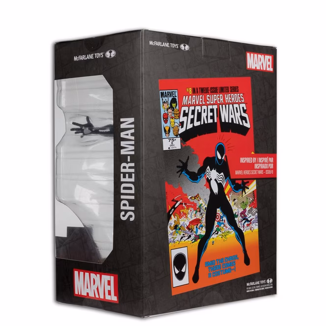 GameStop McFarlane Toys Marvel Collection Spider-Man (Marvel Secret Wars Issue 8) 1:6th Scale Figure