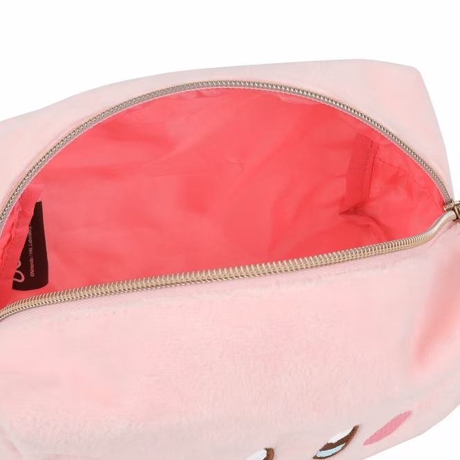 GameStop Kirby Pink Plush Cosmetic 4.5-in Toiletry Bag