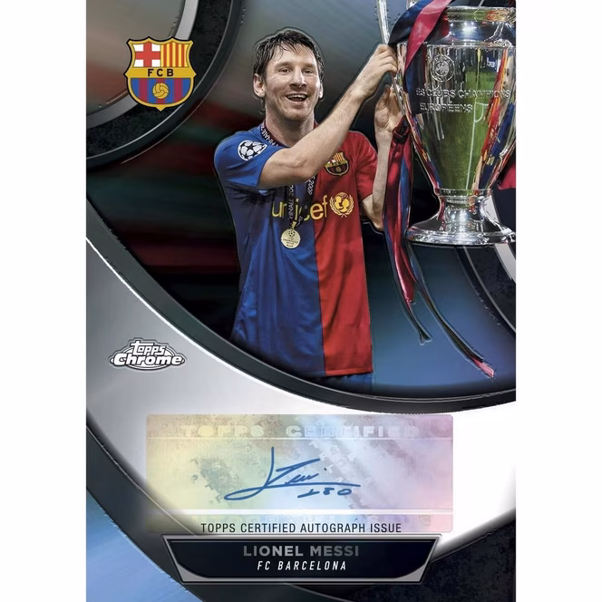 GameStop 2023-24 Topps UEFA Club Competitions Chrome Soccer Hobby Box