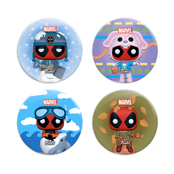 GameStop Funko POP! Marvel Deadpool Seasons Mystery Box Collectors Kit GameStop Exclusive