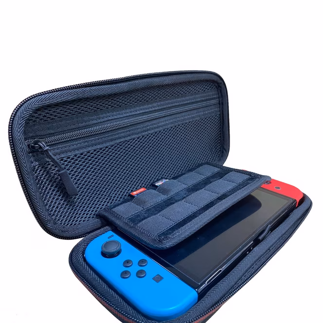 GameStop GameStop Hard Shell Carry Case with 10 Cards Storage Compatible for Nintendo Switch, Switch Lite and Switch OLED