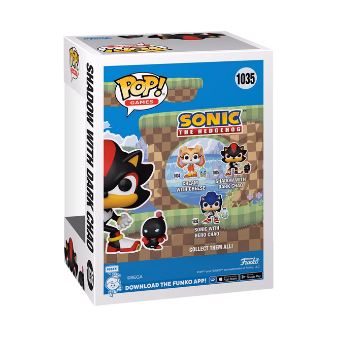 GameStop Funko POP! and Buddy: Sonic The Hedgehog- Shadow The Hedgehog and Dark Chao Vinyl Figure Set -2-Pack