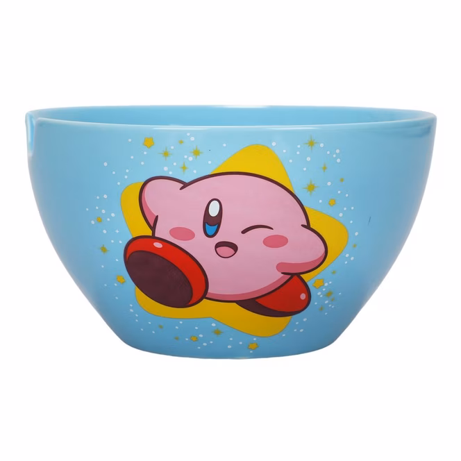 GameStop Kirby Blue Ramen Bowl with Chopsticks